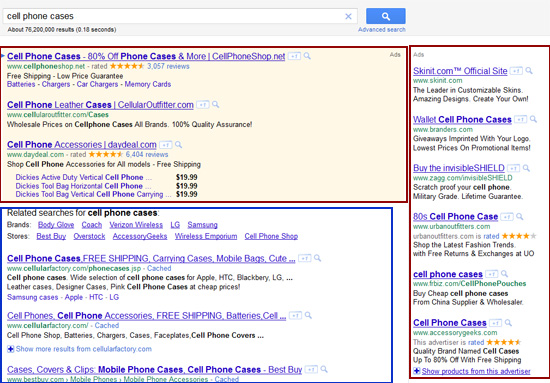 image of Google Search Listings